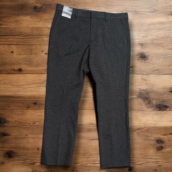 Murano Evan Fit Dress Pants 36x29 Gray Extra Slim Stretch Waistband NWT - Picture 1 of 8
